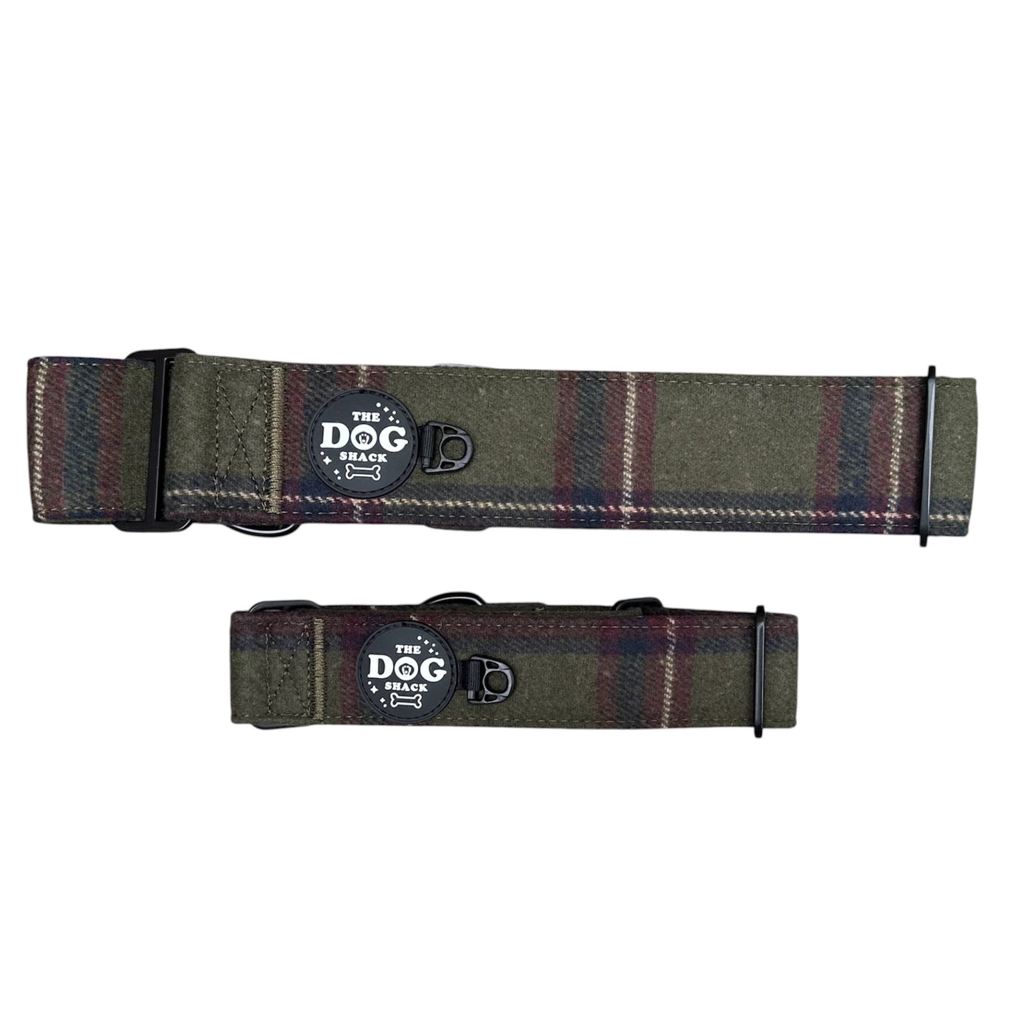 Martingale Collar - Green Tweed