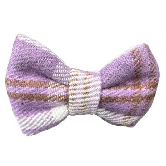 Bow Tie  - Lavender Tweed