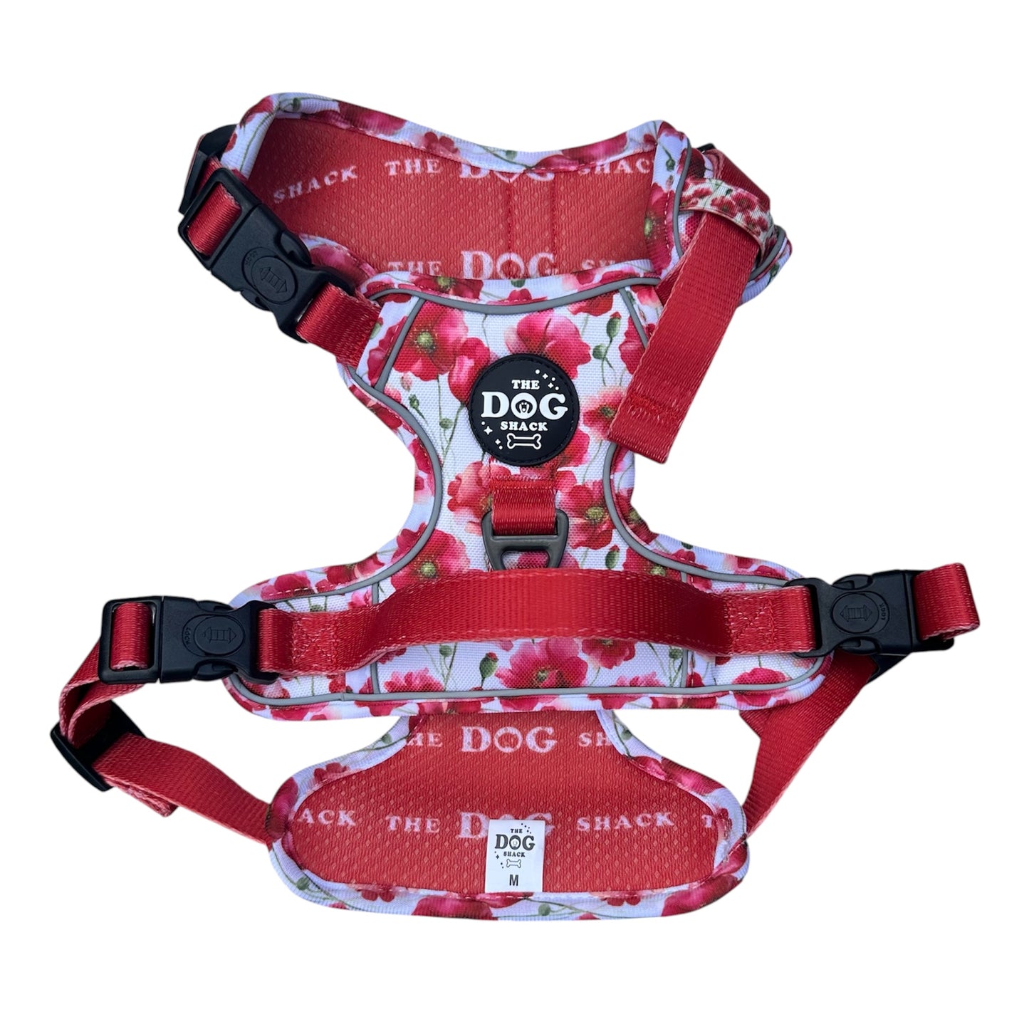 Adjustable 1 Clip & 3 clip harness - Poppies