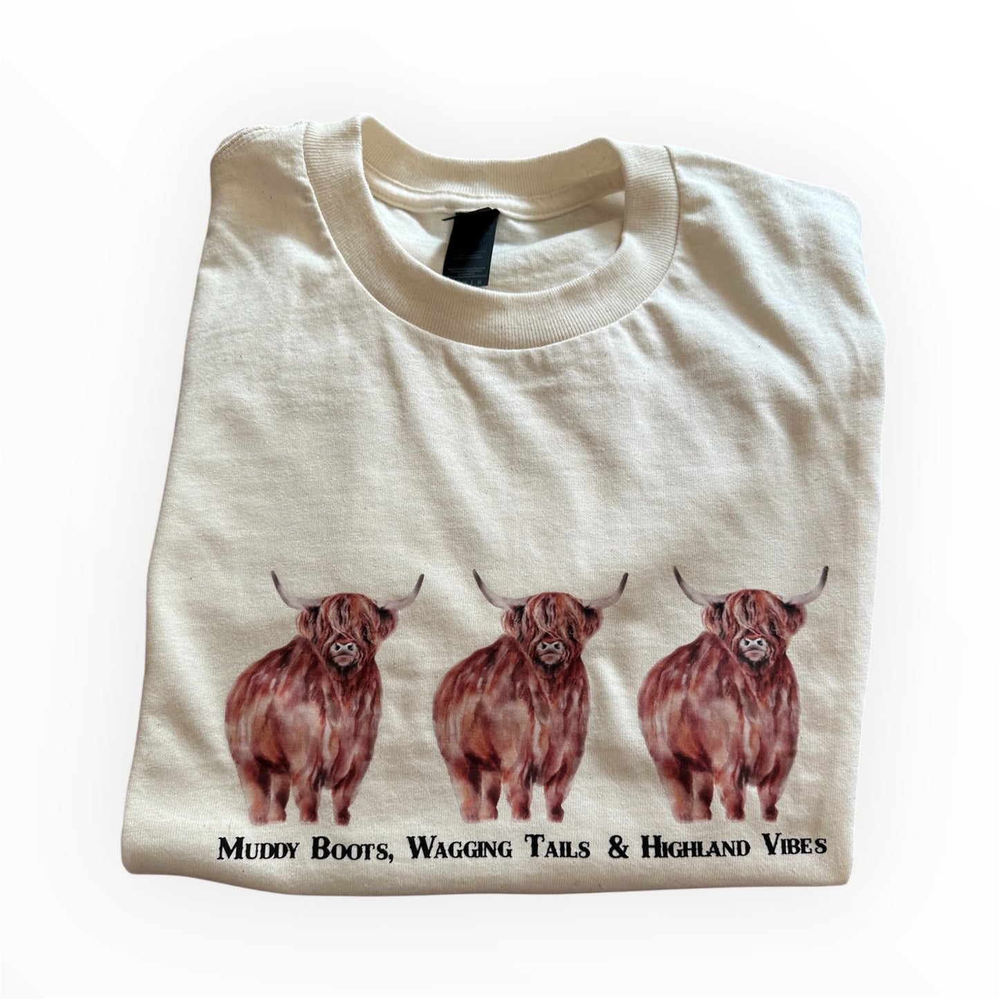 Muddy Boots, Wagging Tails & Highland Vibes T-Shirt