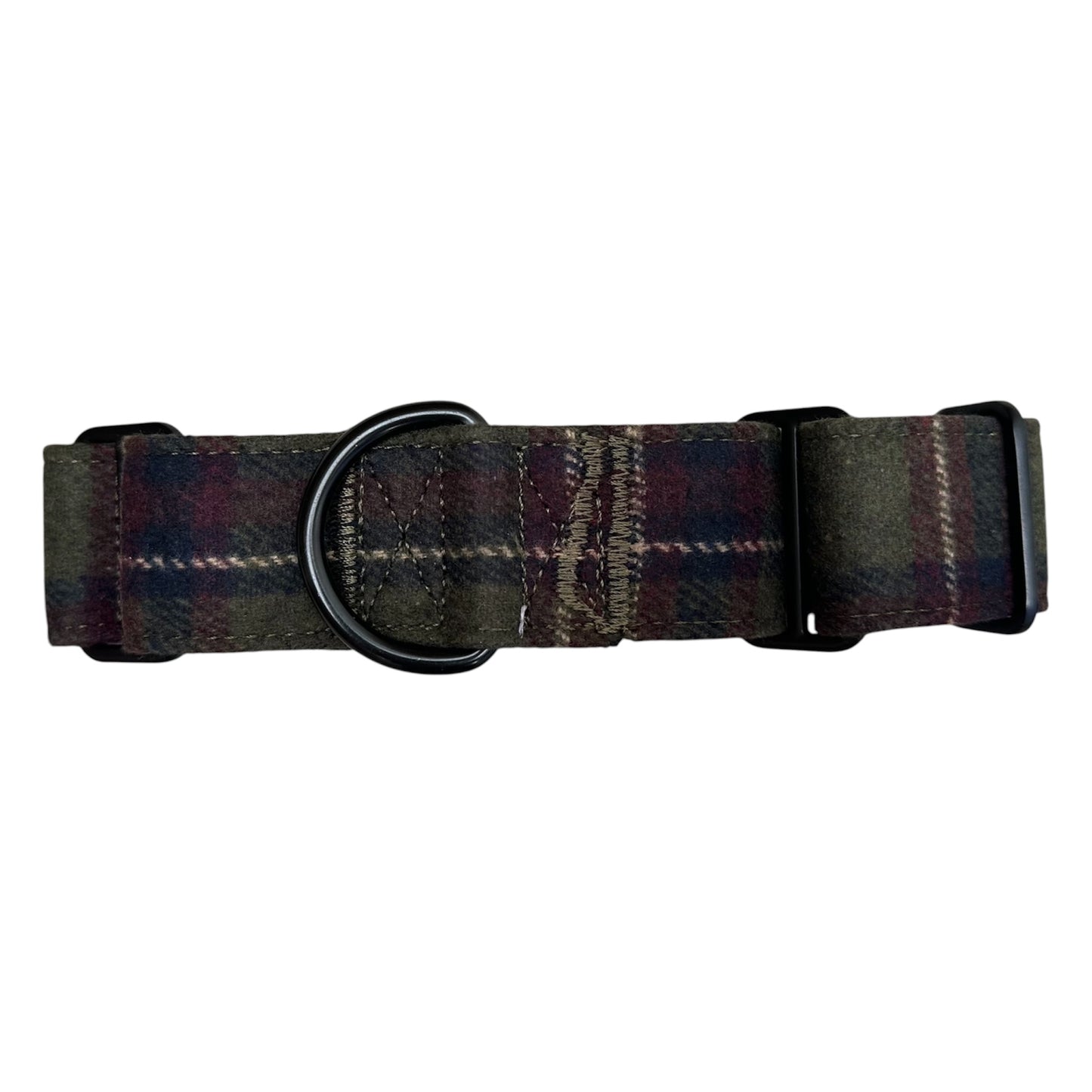 Martingale Collar - Green Tweed
