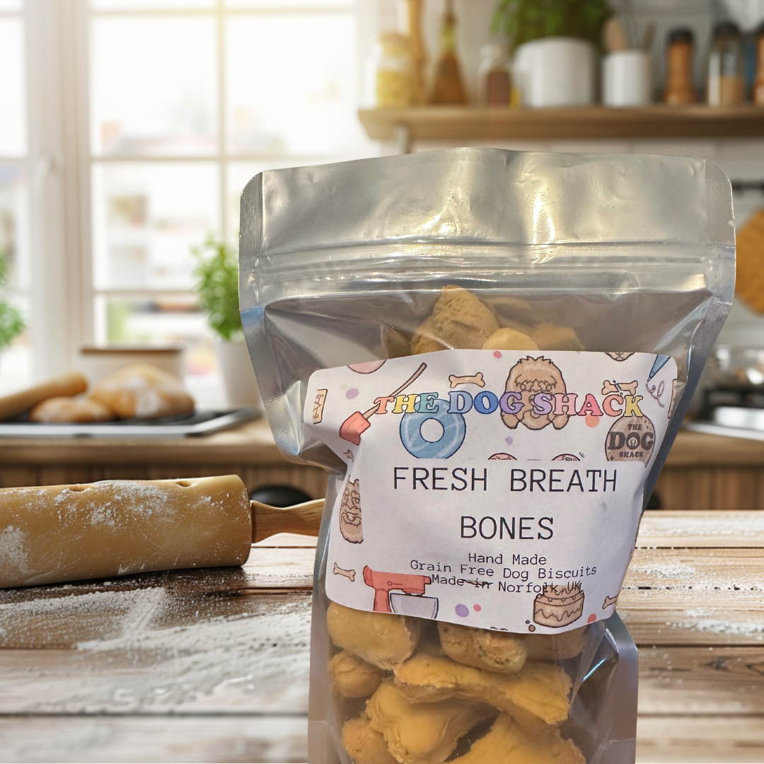 Fresh Breath Dog Bone Biscuits