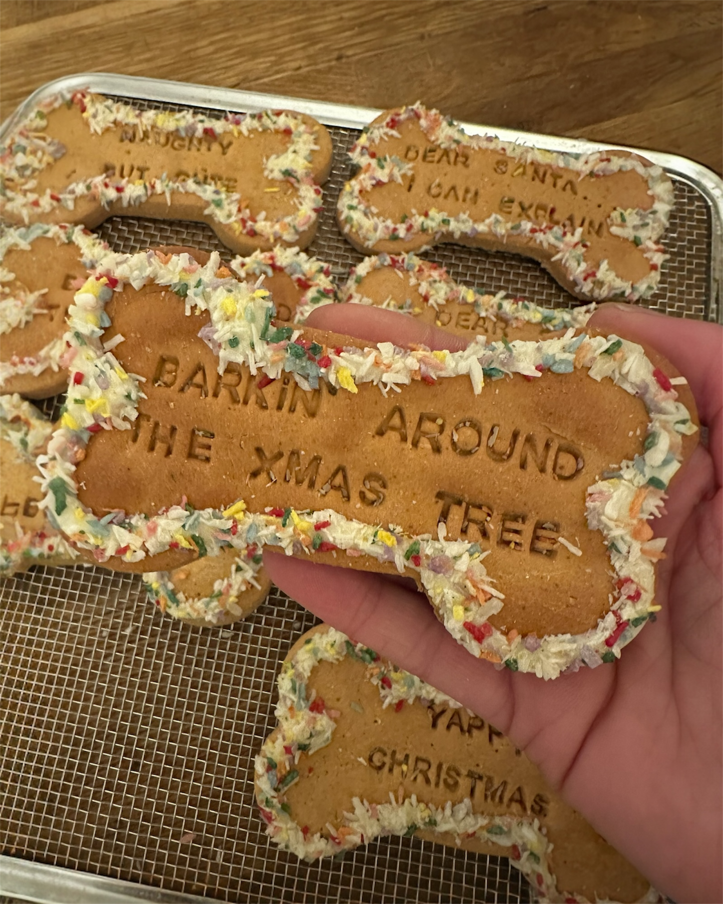 BARKIN’ AROUND THE CHRISTMAS TREE Grainfree Dog Biscuit