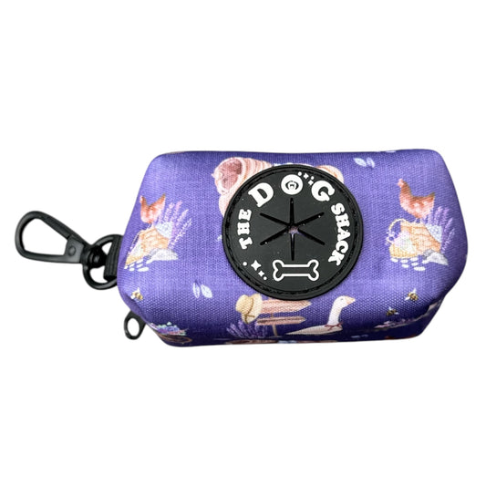 Poo Bag Holder  - Lavender Countryside