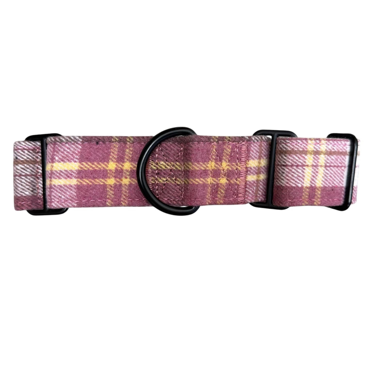 Martingale Collar - Raspberry Tweed