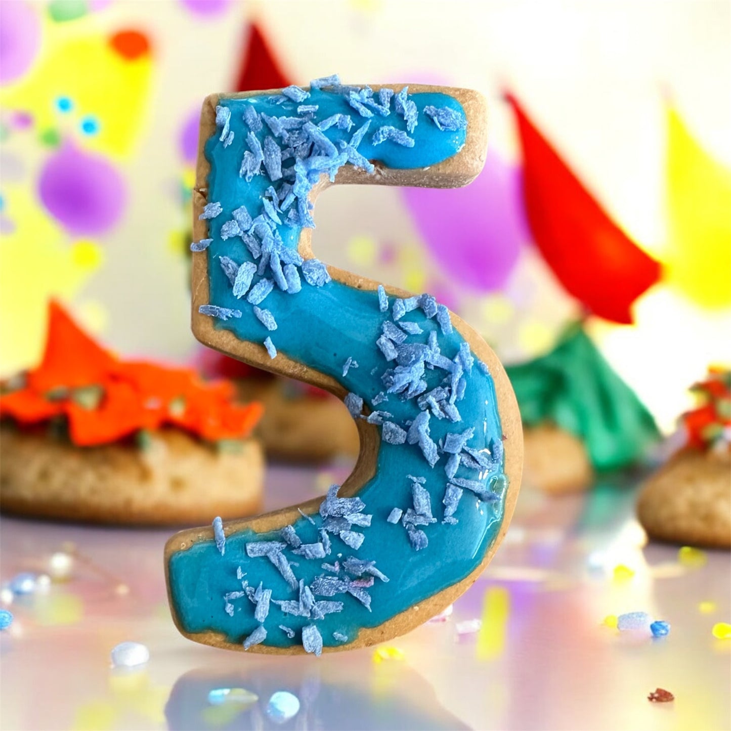 Birthday Numbers Grain Free Dog Biscuits