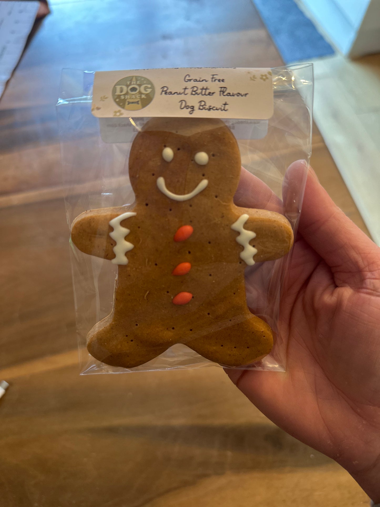 Gingerbread Man Grainfree Dog Biscuit