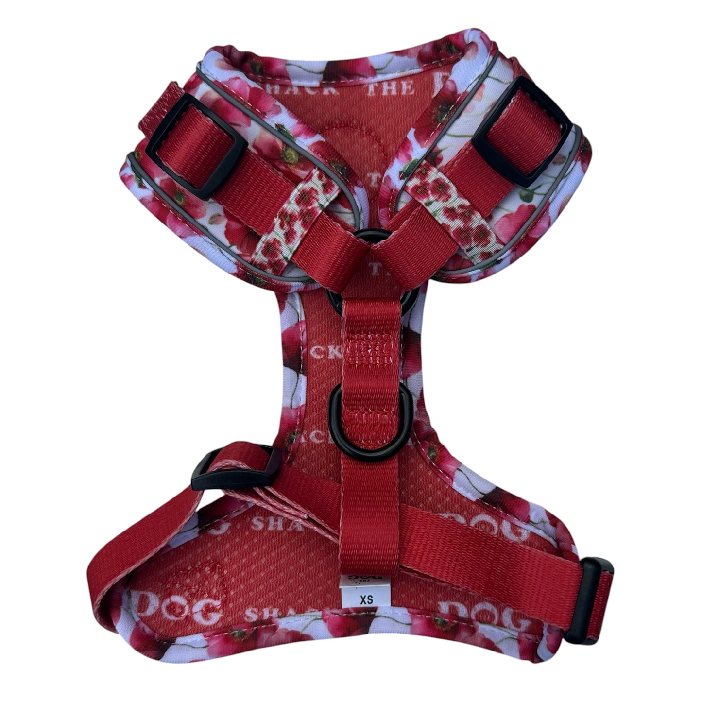 Adjustable 1 Clip & 3 clip harness - Poppies
