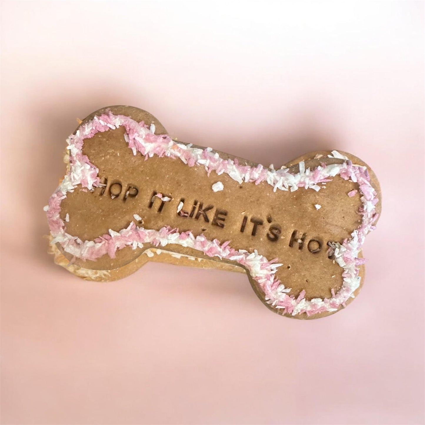 HOP IT LIKE IT'S HOT Grainfree Dog Biscuit Easter Large Bone