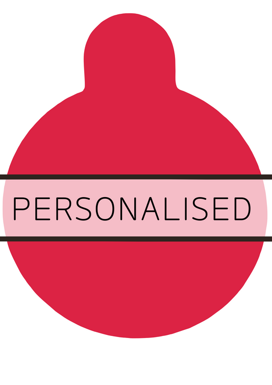 Personalised Pet ID Tags - Neon Red