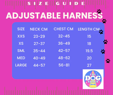 The Dog Shack Official Adjustable Harness