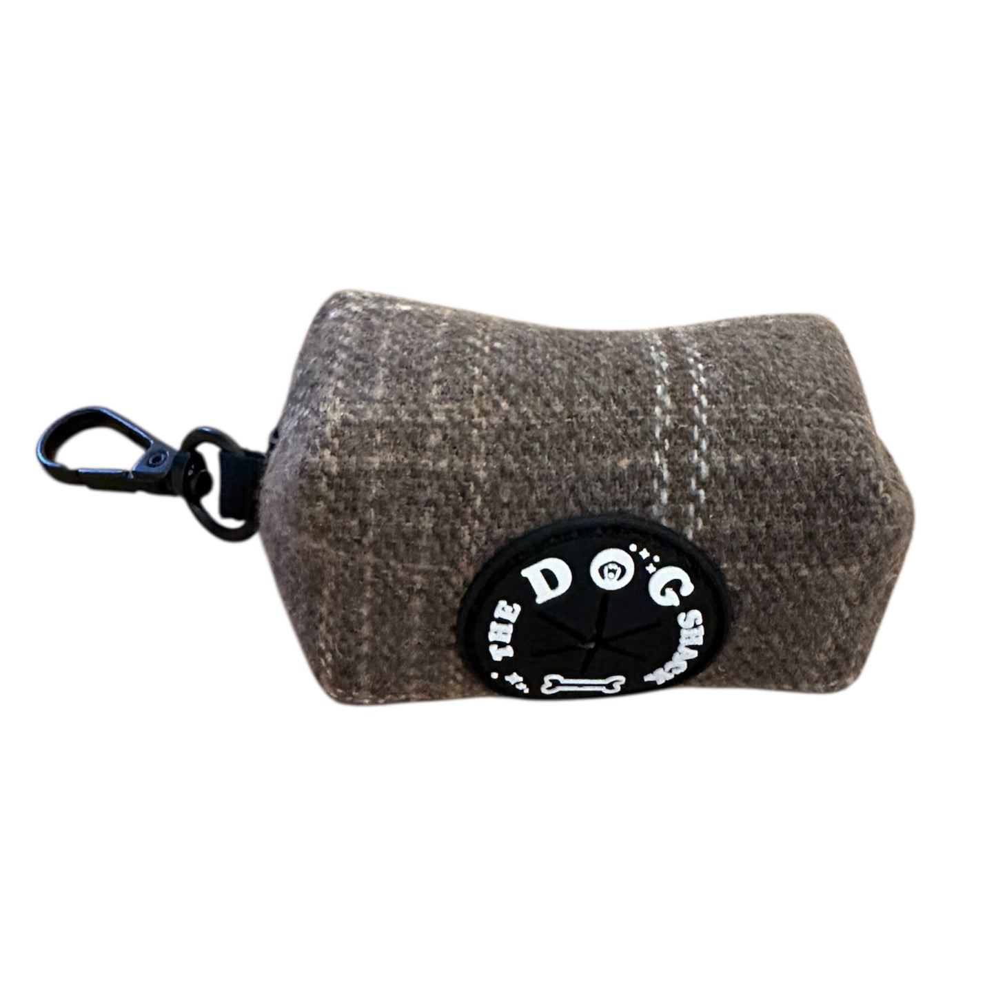 Poo Bag Holder  - Brown Tweed