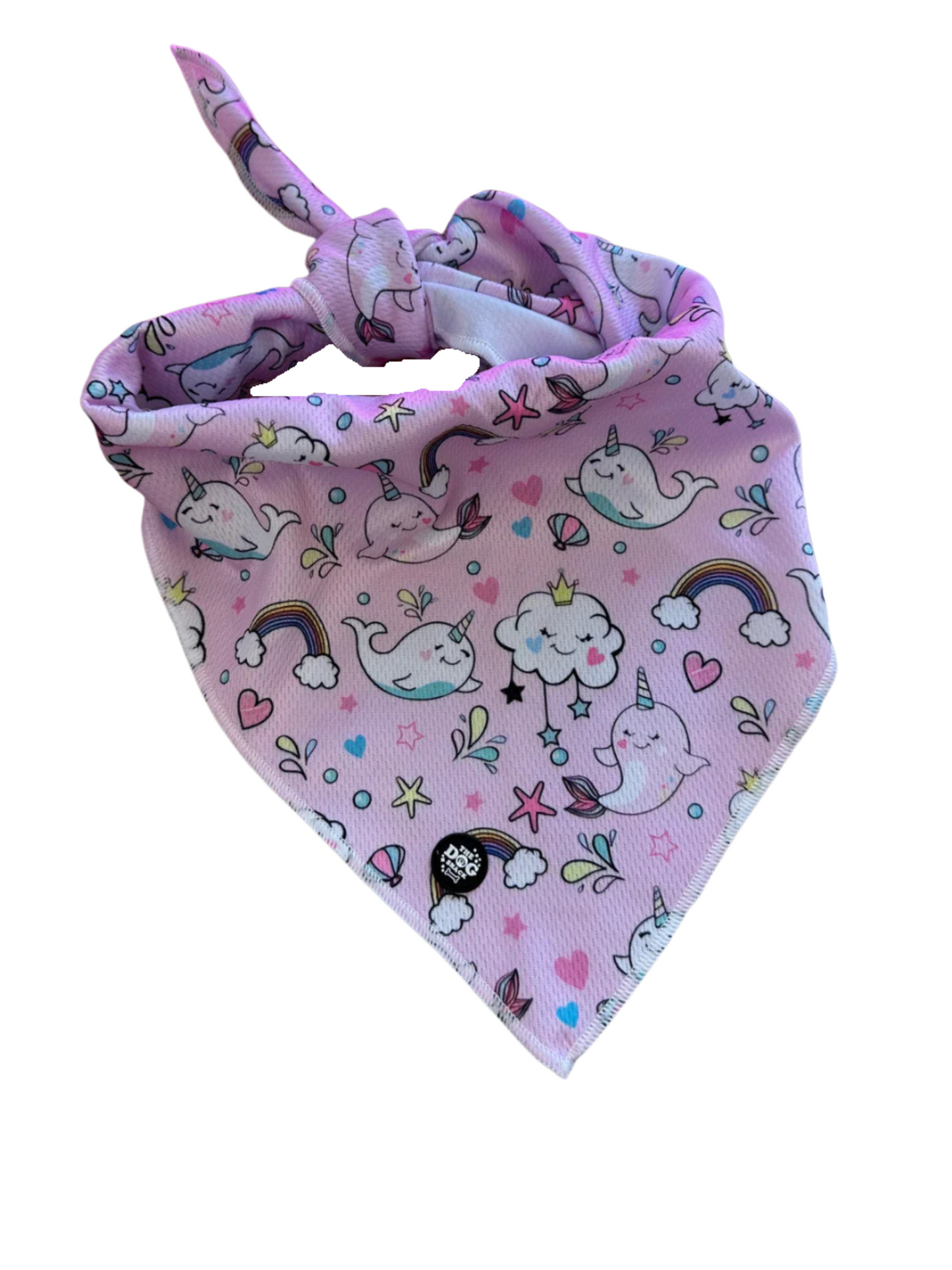 Tie On Bandana - Nora the Narwhal size small was £6