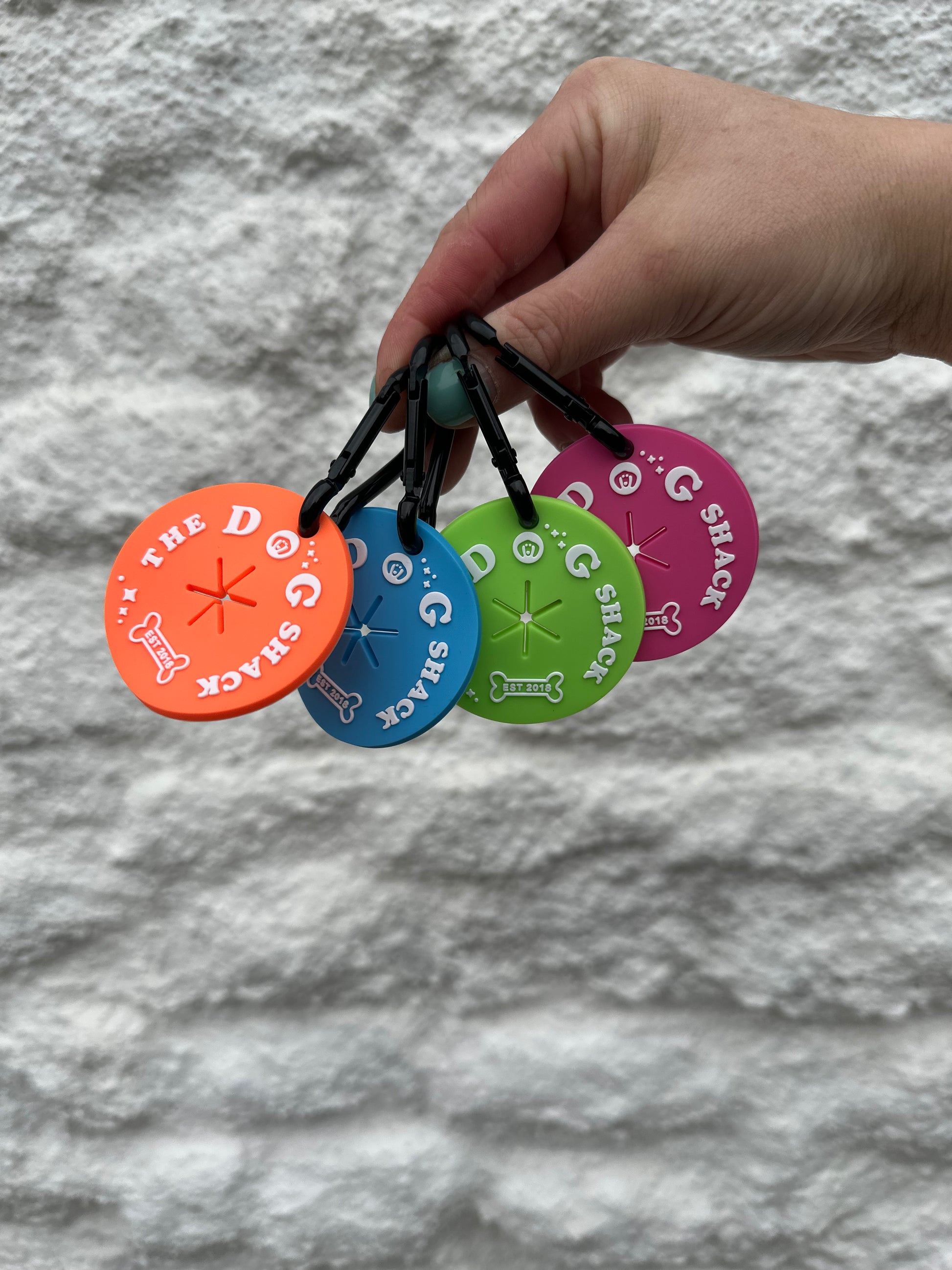 Poop Disc Poop Disc Holders-Bright Pink – The Dog Shack