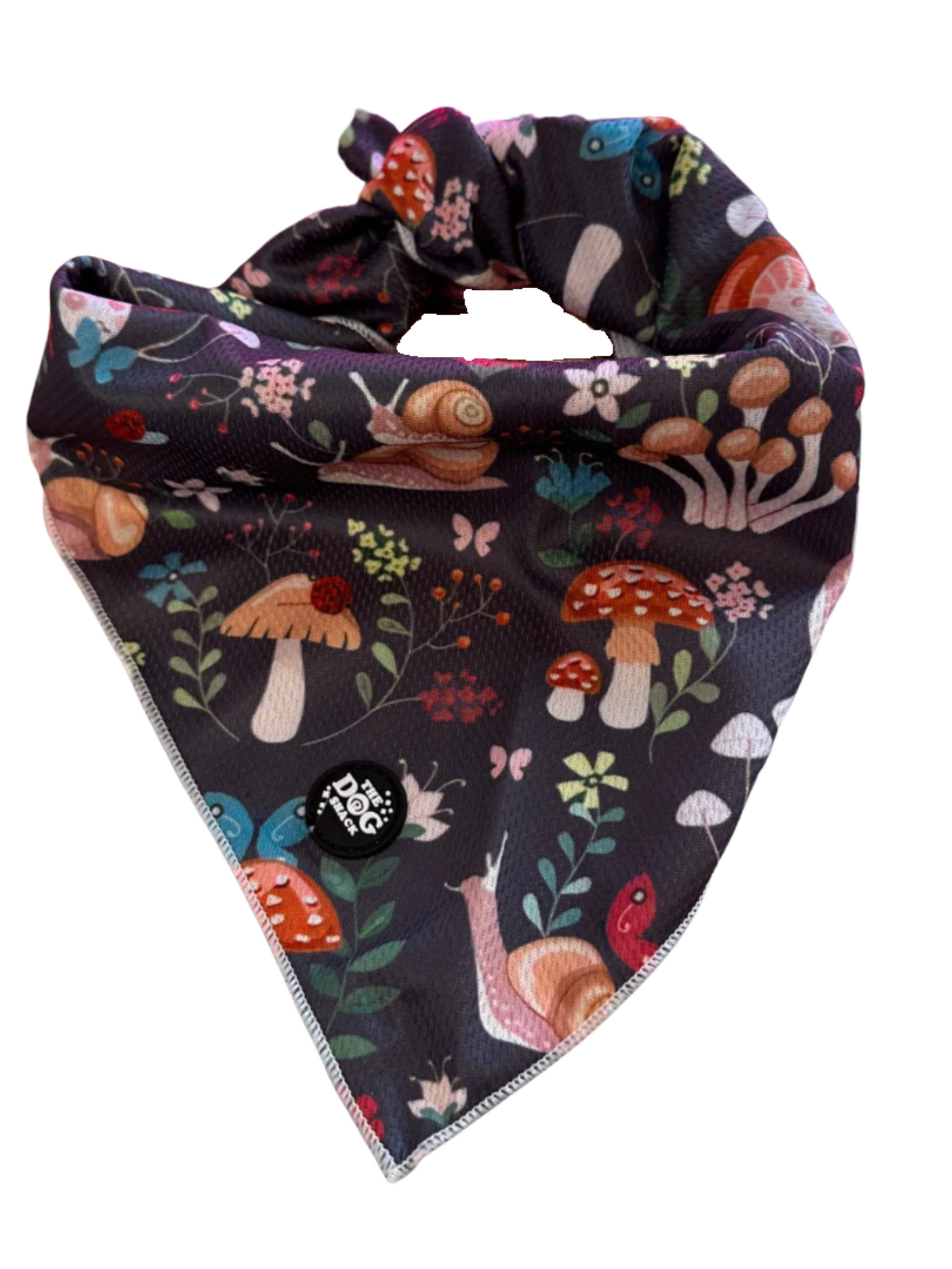 Tie On Bandana - Mush-Vrooms go Faster than Snails