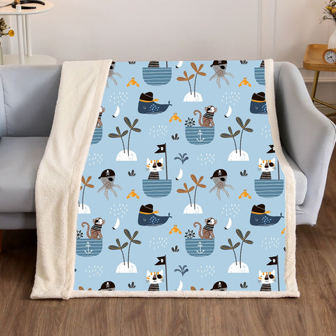 Dog Blanket -Pete the pirates
