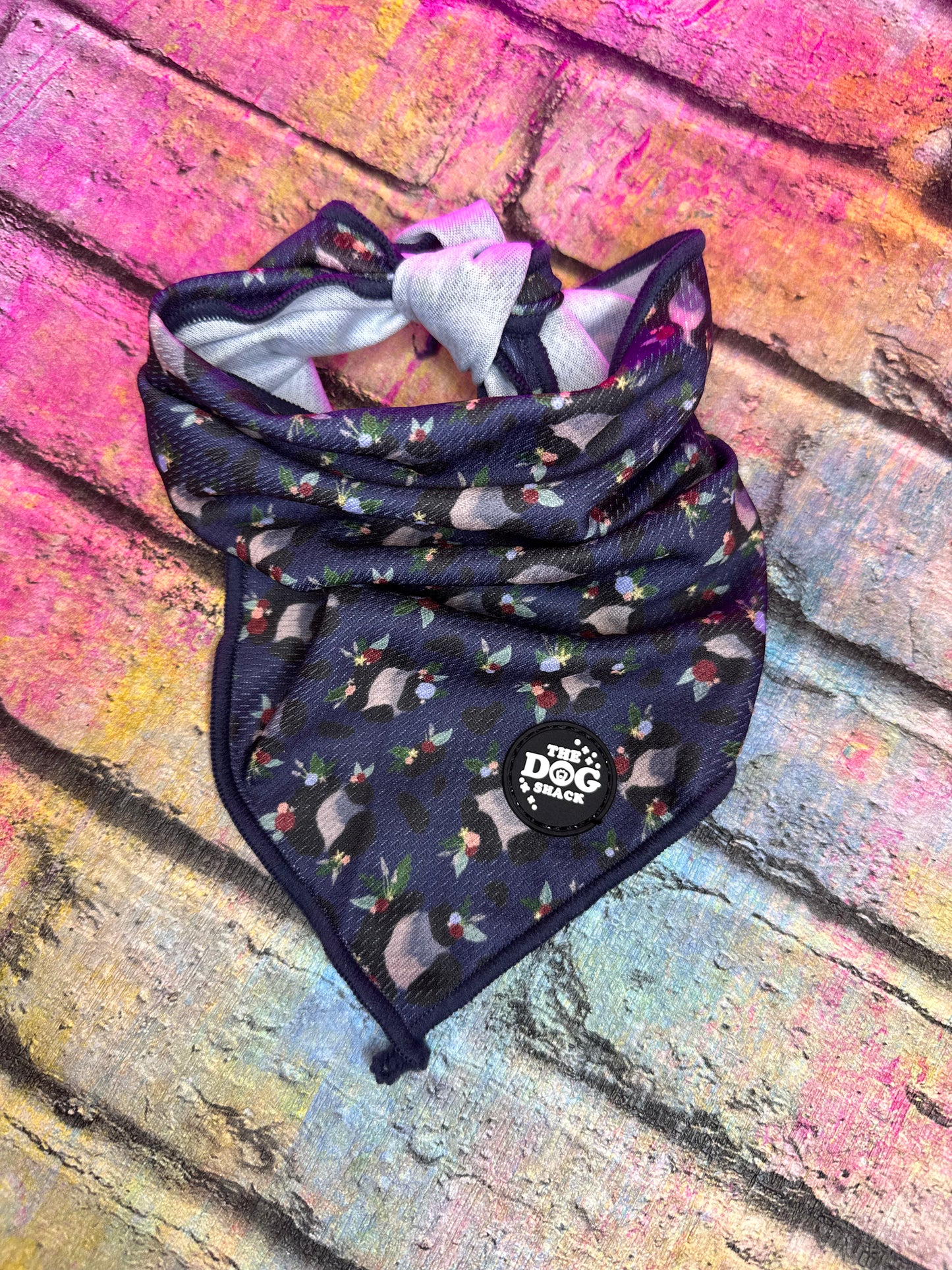 Tie On Bandana - Blooming Wild size small was £6
