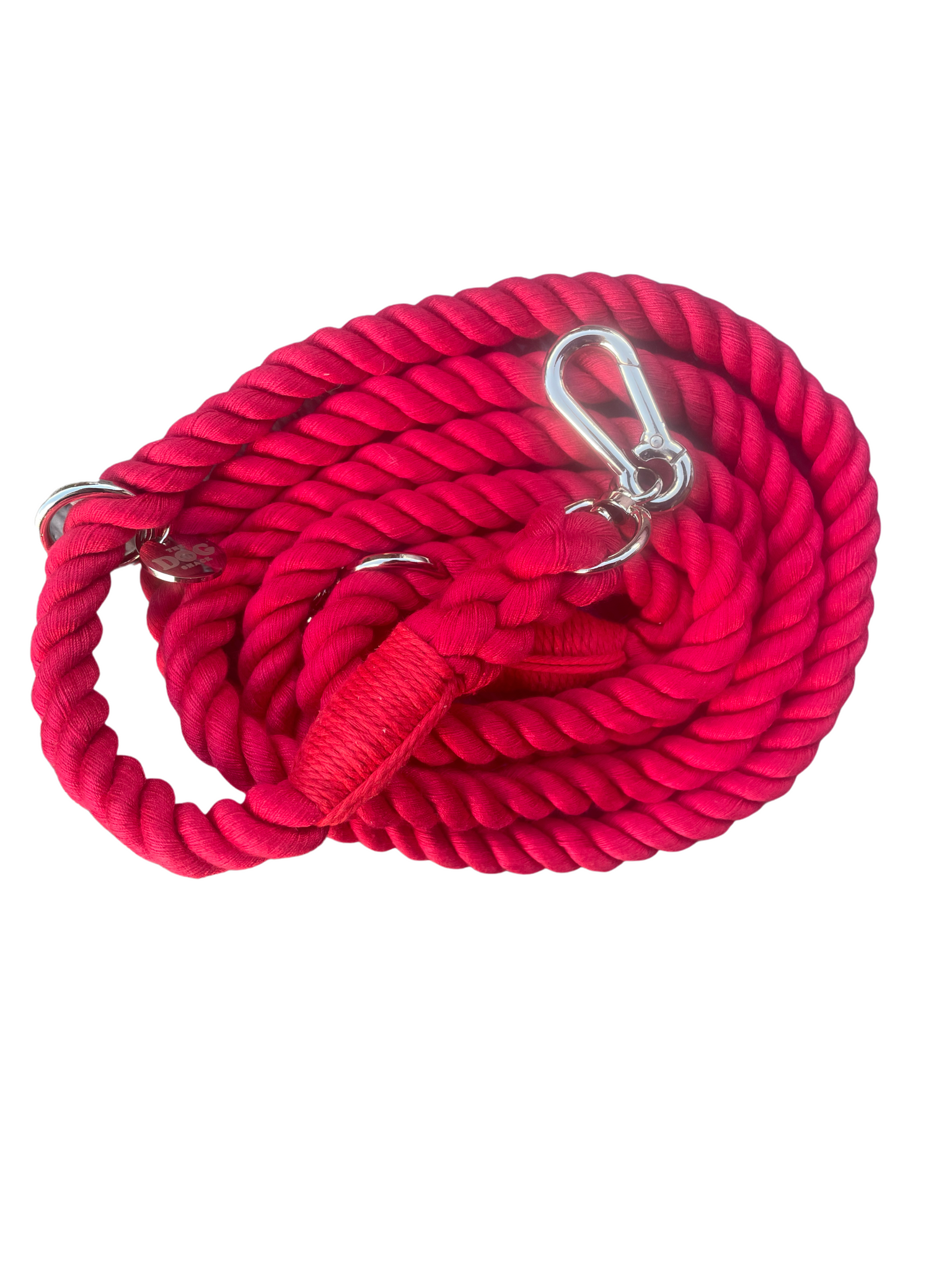 Double Ended Hands Free Rope Lead - Red