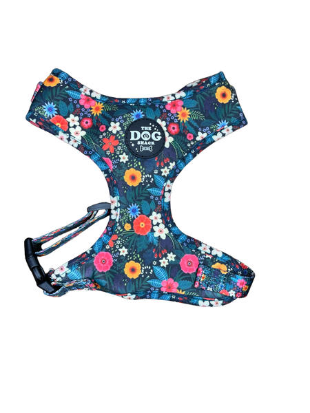 Adjustable Harness - Ditsy Flowers XL