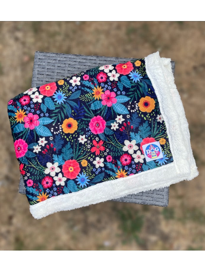 Dog Blanket -Ditsy Flowers