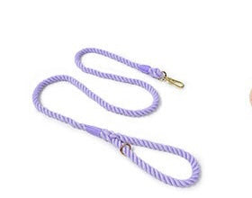 Rope Lead Single Handle Ended- Purple