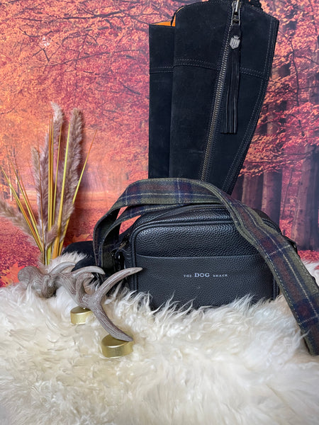 Vegan Leather Hand Bag - Black