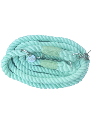 Double Ended Hands free Rope Lead - Mint Green