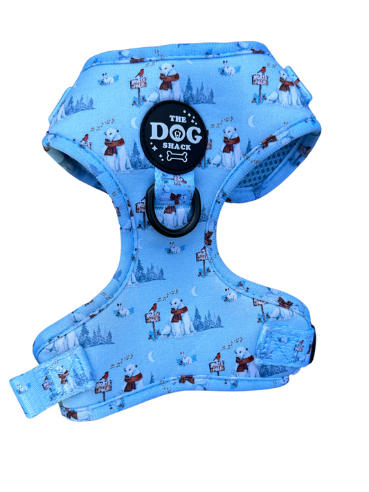 Adjustable Harness  - Basil’s Winter Wonderland size XXS was £25